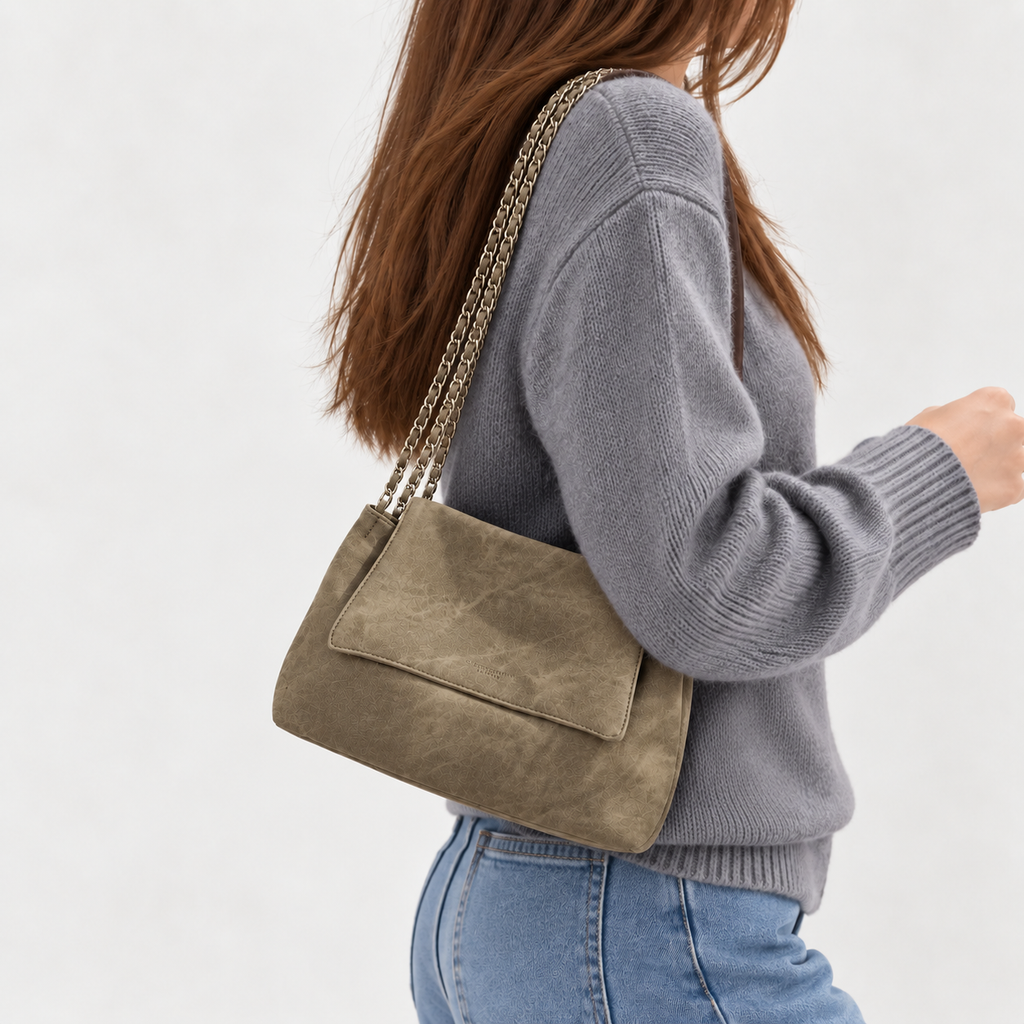 Bolsa de Ombro  com Corrente